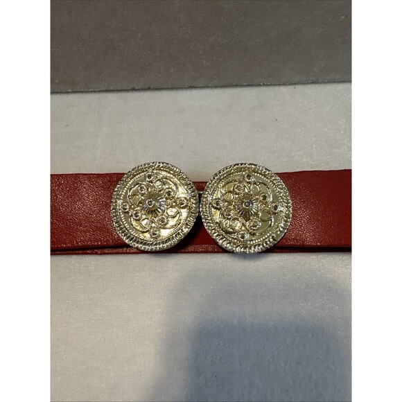 Vintage 80’s Gold Tone Medallion Belt Buckle main image 9